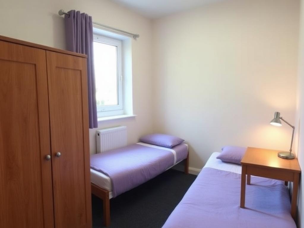 Furnished single occupancy room for working women